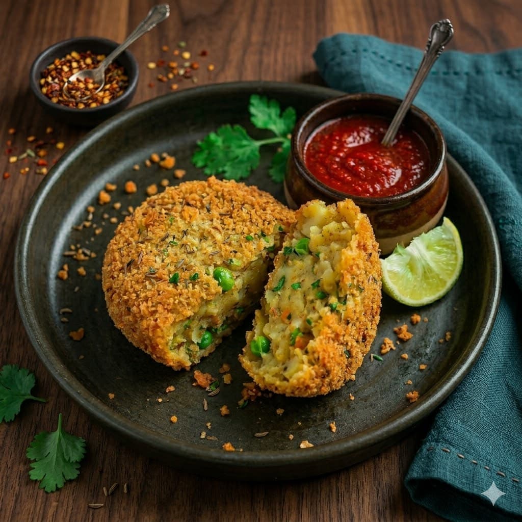 Herb Chilli Potato Patty